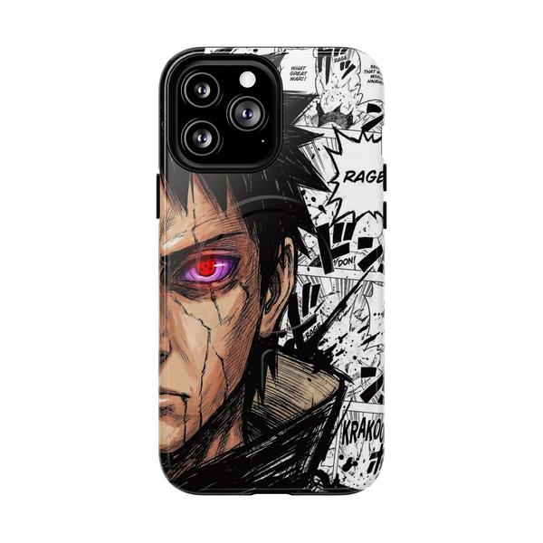 Obito Uchiha Rinnegan Anime Case for iPhone Manga Panel - iPhone 13 Pro Max Glossy - Printify