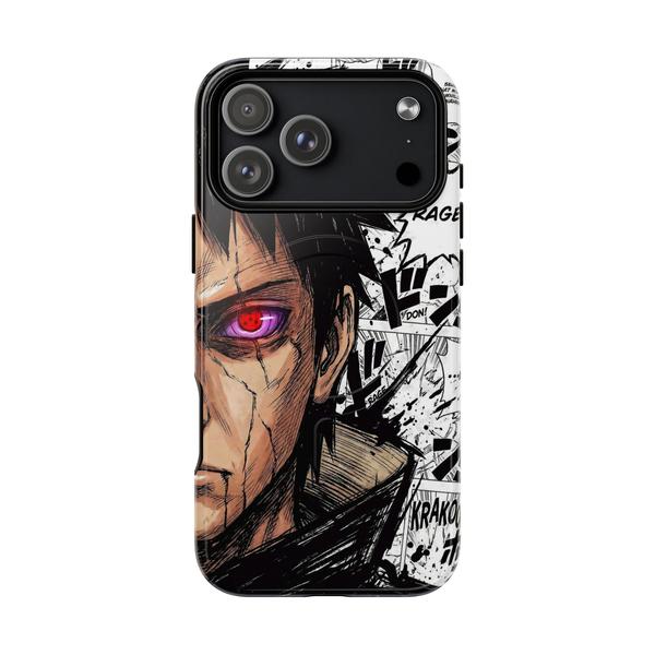 Obito Uchiha Rinnegan Anime Case for iPhone Manga Panel - iPhone 17 Pro Max Glossy - Printify