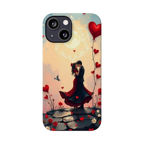 Romantic Couple of Love Case for iPhone - iPhone 13 Mini - KazerCase