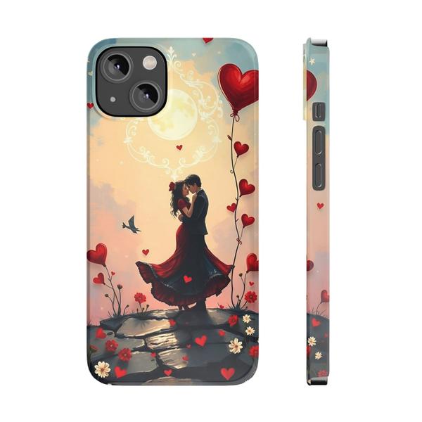 Romantic Couple of Love Case for iPhone - iPhone 14 - KazerCase