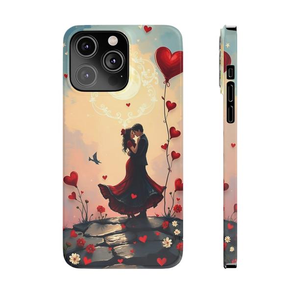 Romantic Couple of Love Case for iPhone - iPhone 14 Pro Max - KazerCase