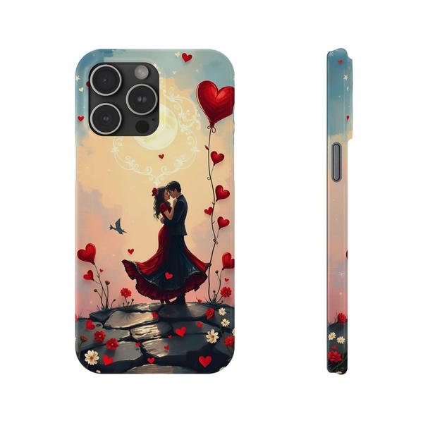 Romantic Couple of Love Case for iPhone - iPhone 15 Pro Max - KazerCase