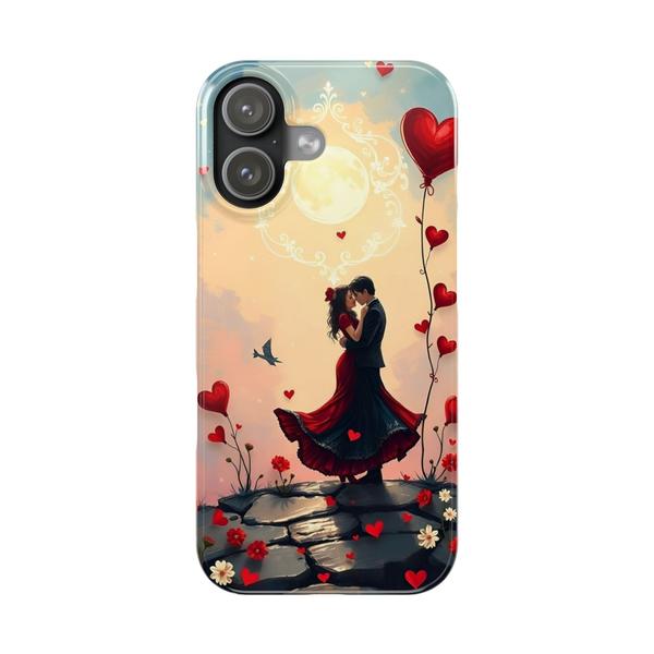 Romantic Couple of Love Case for iPhone - iPhone 17 - KazerCase