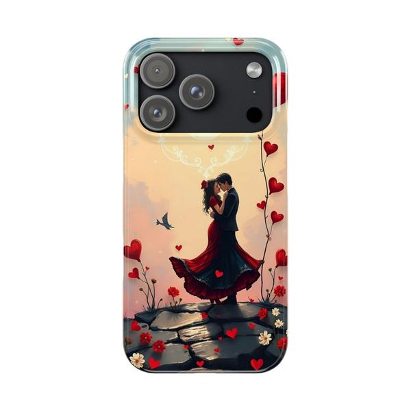 Romantic Couple of Love Case for iPhone - iPhone 17 Pro - KazerCase