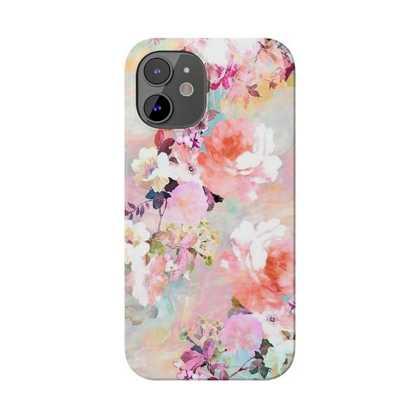 Roses Painting iPhone Case - iPhone 12 Mini - KazerCase