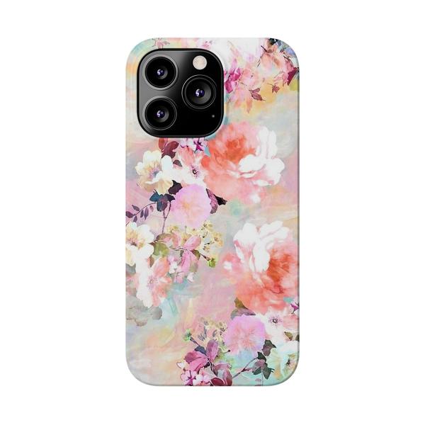 Roses Painting iPhone Case - iPhone 13 Pro - KazerCase