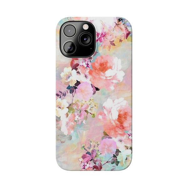 Roses Painting iPhone Case - iPhone 13 Pro Max - KazerCase