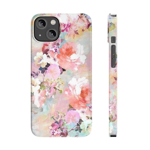 Roses Painting iPhone Case - iPhone 14 - KazerCase
