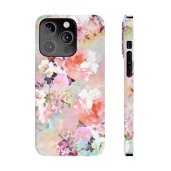 Roses Painting iPhone Case - iPhone 14 Pro - KazerCase