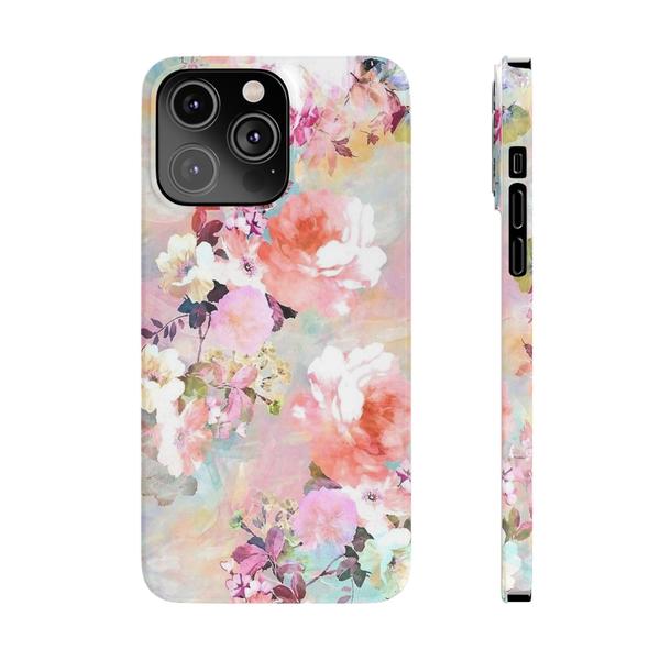 Roses Painting iPhone Case - iPhone 14 Pro Max - KazerCase