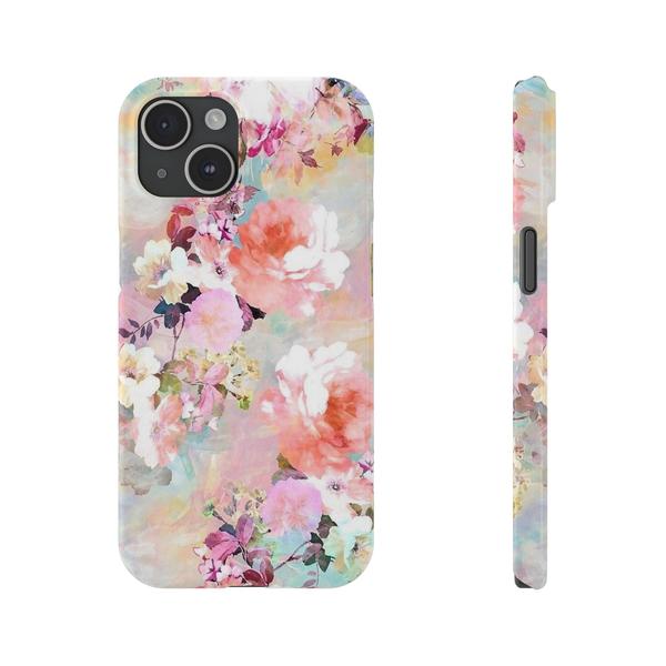 Roses Painting iPhone Case - iPhone 15 - KazerCase