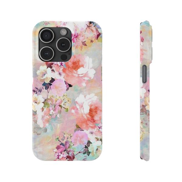 Roses Painting iPhone Case - iPhone 15 Pro - KazerCase