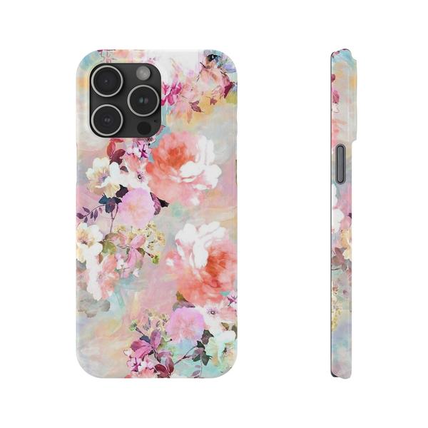 Roses Painting iPhone Case - iPhone 15 Pro Max - KazerCase