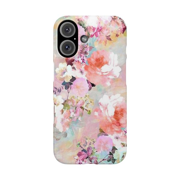 Roses Painting iPhone Case - iPhone 16 - KazerCase