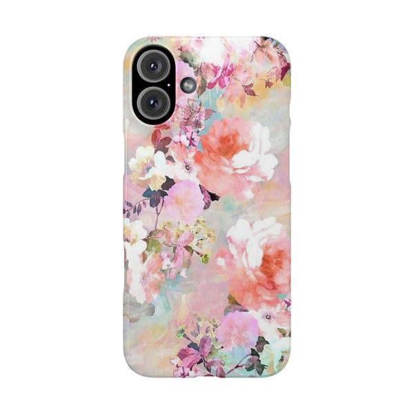 Roses Painting iPhone Case - iPhone 16 Plus - KazerCase