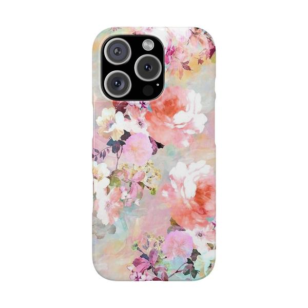 Roses Painting iPhone Case - iPhone 16 Pro - KazerCase