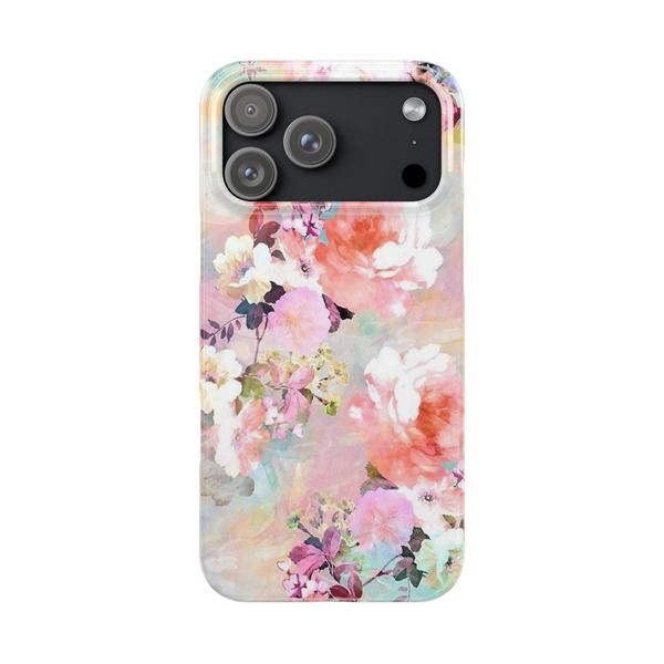 Roses Painting iPhone Case - iPhone 17 Pro Max - KazerCase