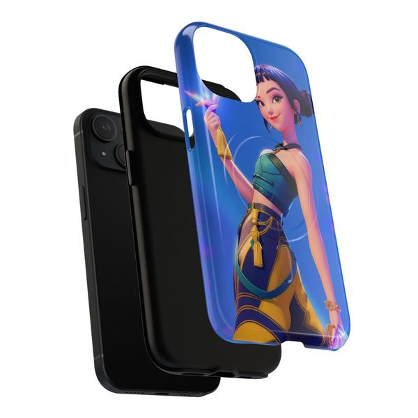 Zoey K-pop Demon Hunter iPhone Case Cute Anime Girl Cover - iPhone 13 Matte - KazerCase