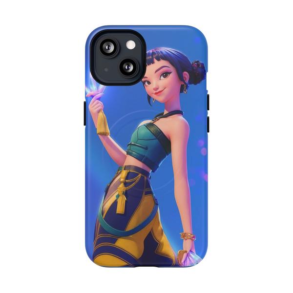Zoey K-pop Demon Hunter iPhone Case Cute Anime Girl Cover - iPhone 13 Matte - KazerCase