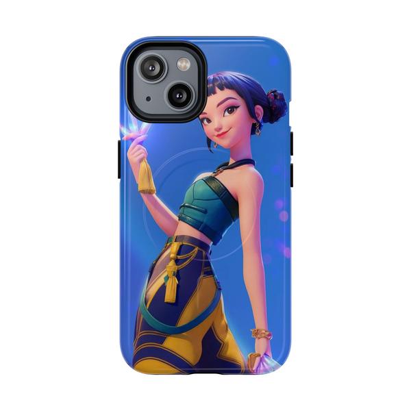 Zoey K-pop Demon Hunter iPhone Case Cute Anime Girl Cover - iPhone 14 Glossy - KazerCase