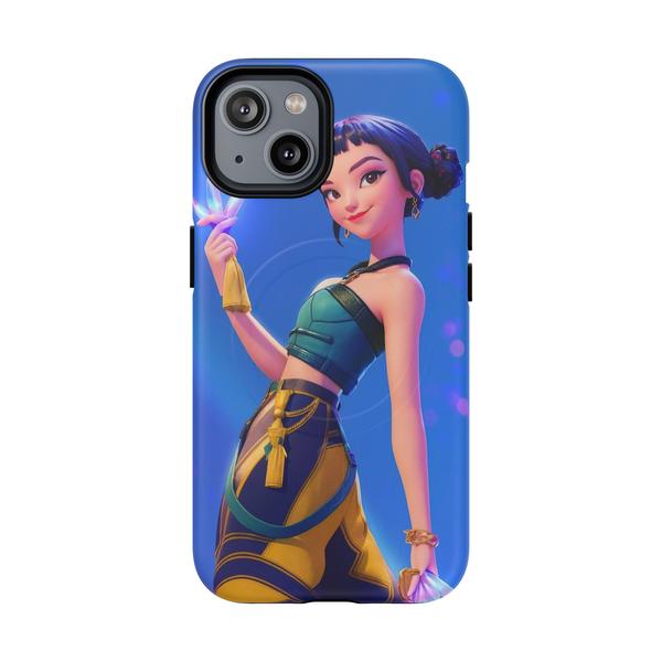 Zoey K-pop Demon Hunter iPhone Case Cute Anime Girl Cover - iPhone 14 Matte - KazerCase