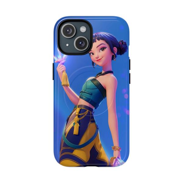 Zoey K-pop Demon Hunter iPhone Case Cute Anime Girl Cover - iPhone 15 Glossy - KazerCase