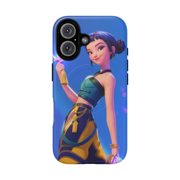 Zoey K-pop Demon Hunter iPhone Case Cute Anime Girl Cover - iPhone 16 Matte - KazerCase