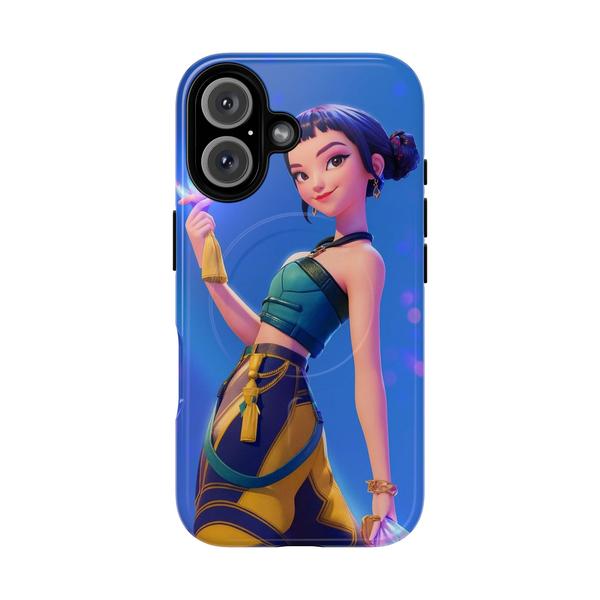 Zoey K-pop Demon Hunter iPhone Case Cute Anime Girl Cover - iPhone 16 Glossy - KazerCase