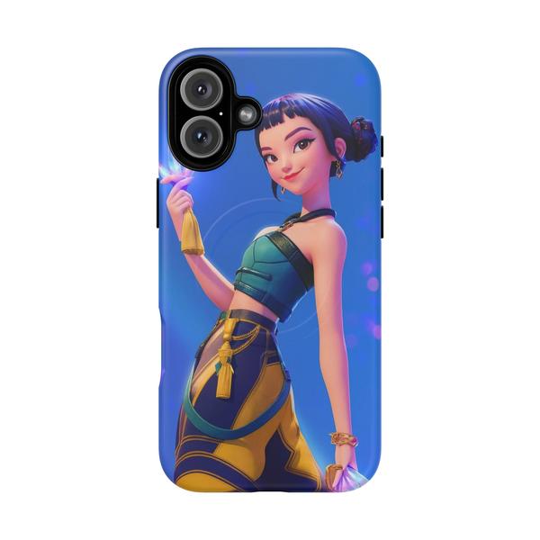 Zoey K-pop Demon Hunter iPhone Case Cute Anime Girl Cover - iPhone 16 Plus Matte - KazerCase