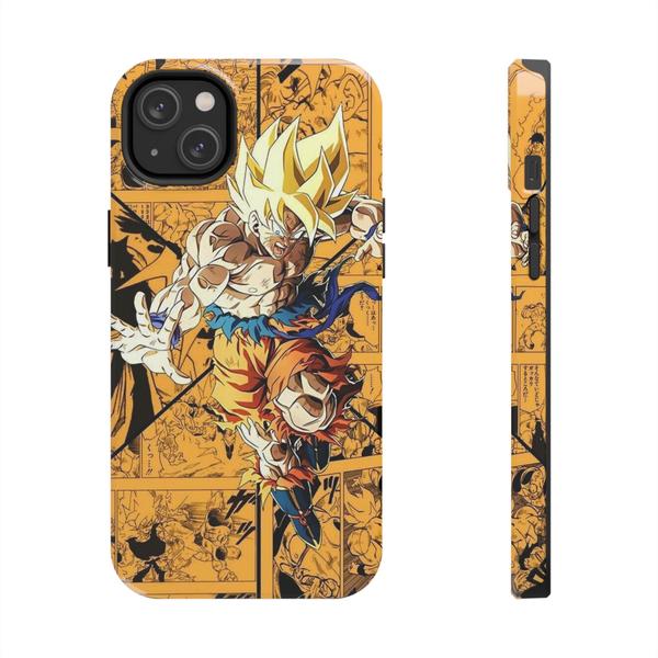 iPhone Case Anime Goku Super Sayajin - iPhone 14 Plus - KazerCase