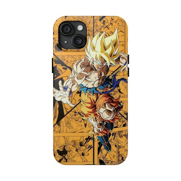 iPhone Case Anime Goku Super Sayajin - iPhone 15 Plus - KazerCase