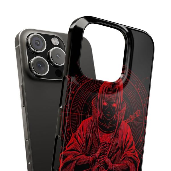 iPhone Case Anime Itachi Cursing - iPhone 17 Air - KazerCase