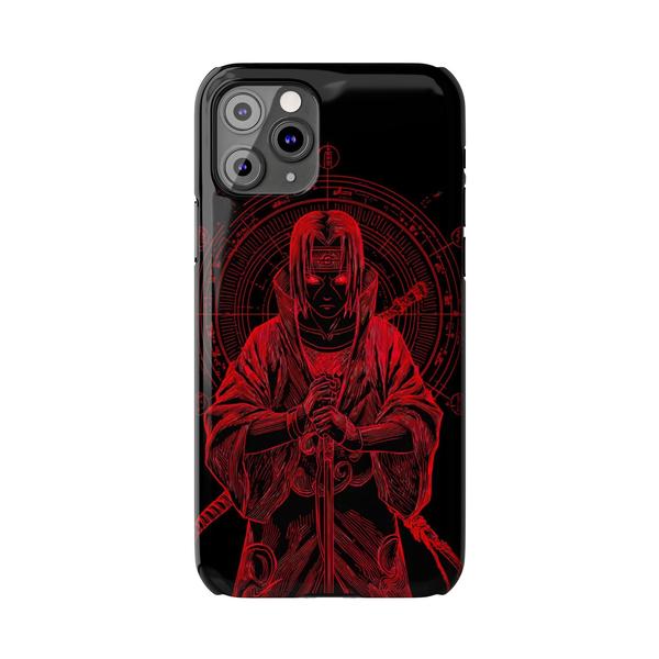 iPhone Case Anime Itachi Cursing - iPhone 11 Pro - KazerCase