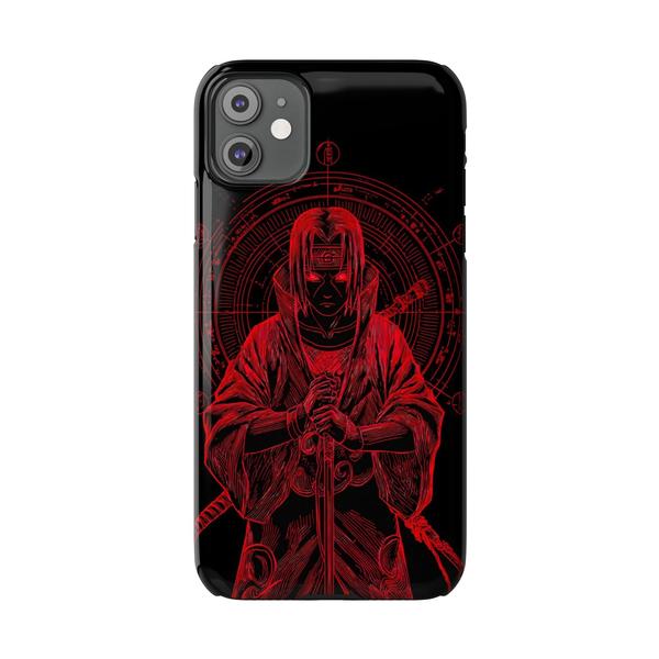 iPhone Case Anime Itachi Cursing - iPhone 11 - KazerCase