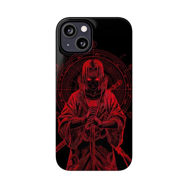 iPhone Case Anime Itachi Cursing - iPhone 13 - KazerCase