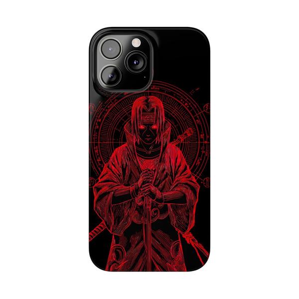 iPhone Case Anime Itachi Cursing - iPhone 13 Pro Max - KazerCase