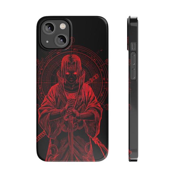iPhone Case Anime Itachi Cursing - iPhone 14 - KazerCase