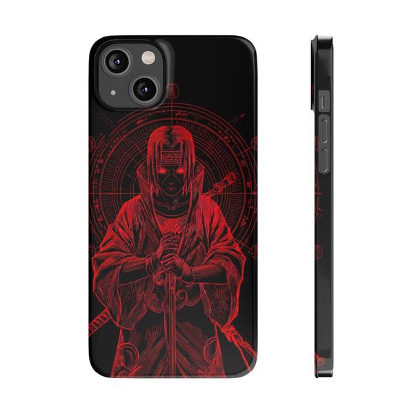 iPhone Case Anime Itachi Cursing - iPhone 14 Plus - KazerCase
