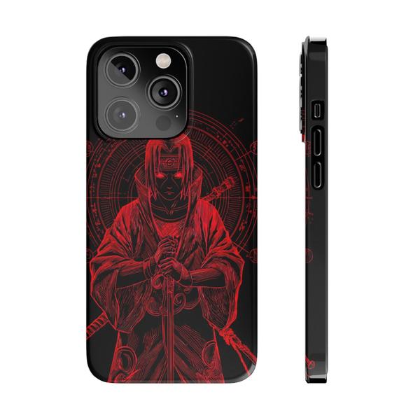 iPhone Case Anime Itachi Cursing - iPhone 14 Pro - KazerCase