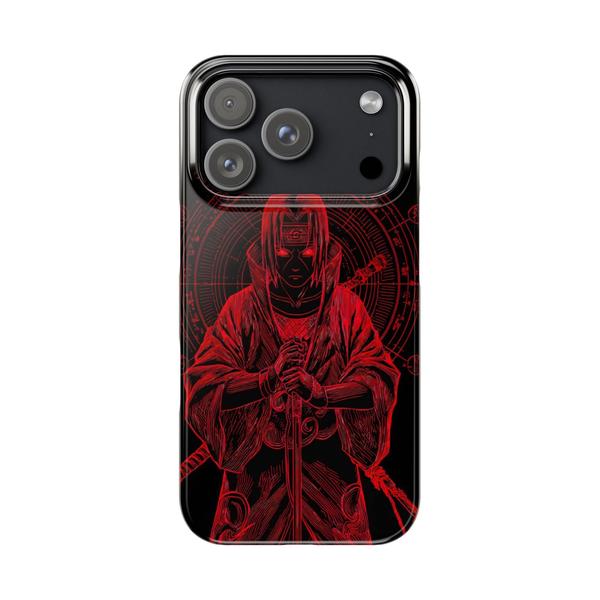 iPhone Case Anime Itachi Cursing - iPhone 17 Pro - KazerCase