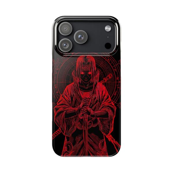 iPhone Case Anime Itachi Cursing - iPhone 17 Pro Max - KazerCase