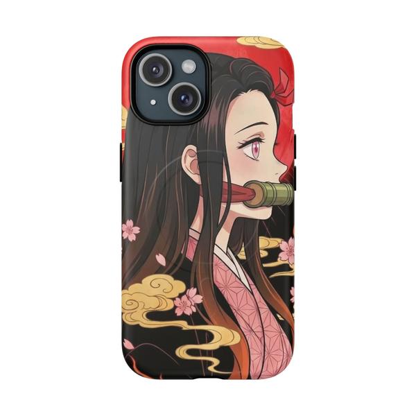 Nezuko Kamado "Pink Blossom" Demon Slayer iPhone Case