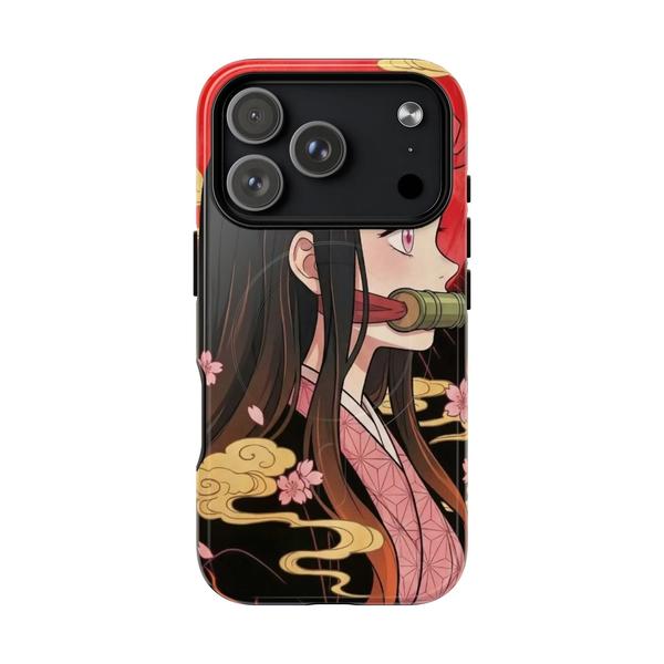 Nezuko Kamado "Pink Blossom" Demon Slayer iPhone Case