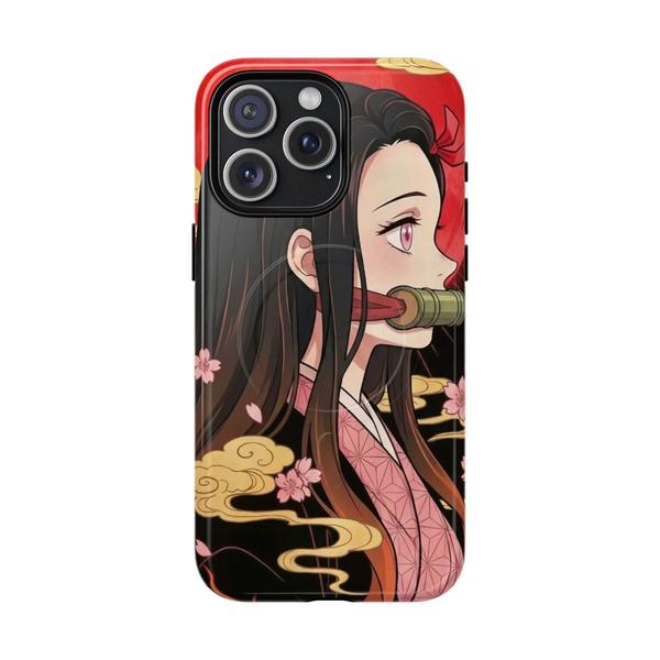Nezuko Kamado "Pink Blossom" Demon Slayer iPhone Case