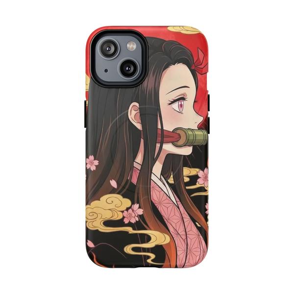 Nezuko Kamado "Pink Blossom" Demon Slayer iPhone Case