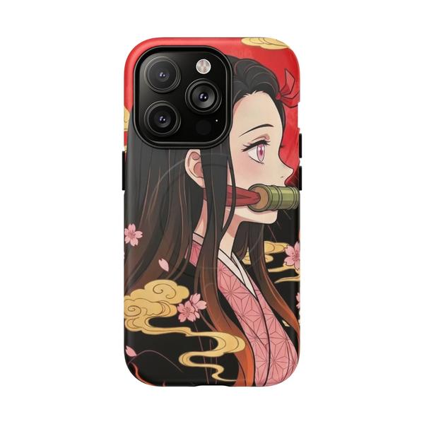Nezuko Kamado "Pink Blossom" Demon Slayer iPhone Case
