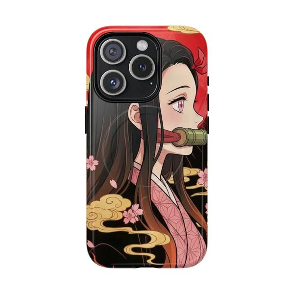 Nezuko Kamado "Pink Blossom" Demon Slayer iPhone Case