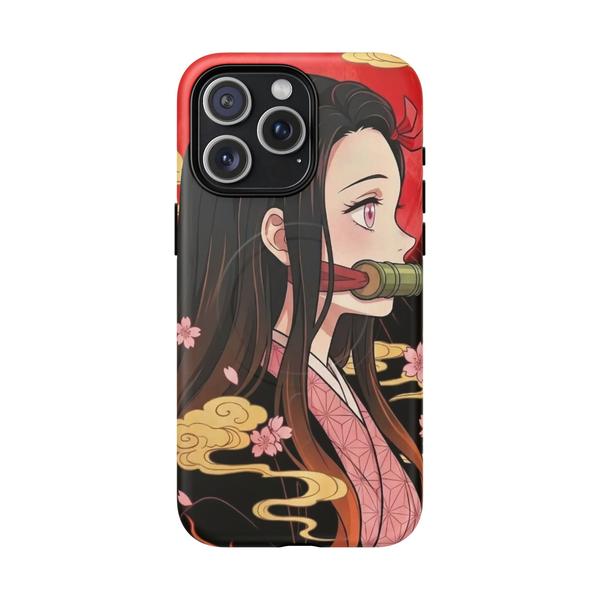 Nezuko Kamado "Pink Blossom" Demon Slayer iPhone Case
