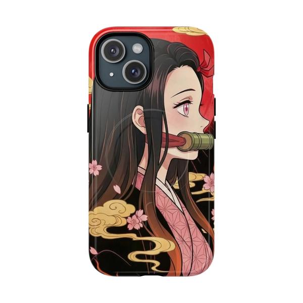 Nezuko Kamado "Pink Blossom" Demon Slayer iPhone Case