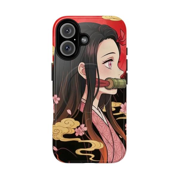 Nezuko Kamado "Pink Blossom" Demon Slayer iPhone Case